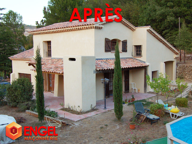 Rénovation maison à Aix-en-Provence (13) - ENGEL MAÇONNERIE